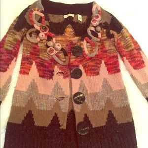 sleeping on snow (Anthropologie) multi color